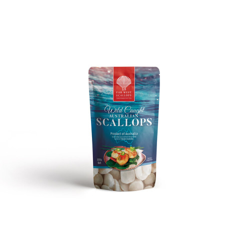 SFSH40098 [AUS-S.SCALLOP-20/40-300G] AUS FWEST SEA SCALLOP 20/40 300G RETAIL